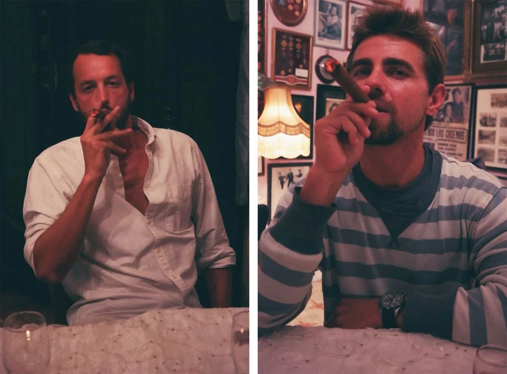 boys and their cigars...
