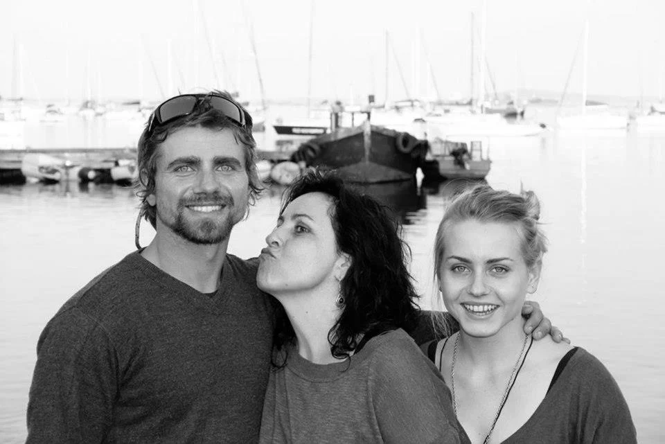Rufus, Ma and Cherie (Rufus' sister). &nbsp;Photo credit: Vivian Botha