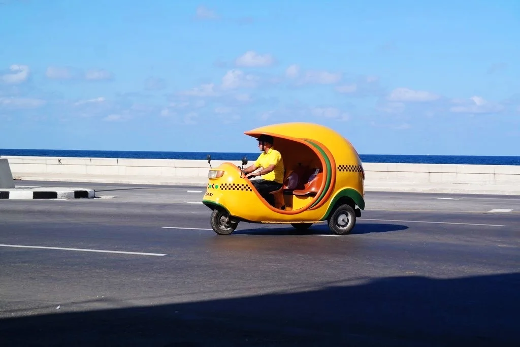 our favourite Coco Taxi in Habana Centro