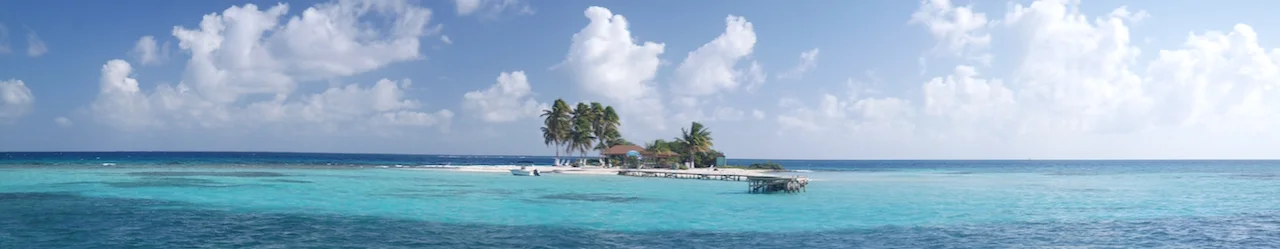 pano of Goff's Caye