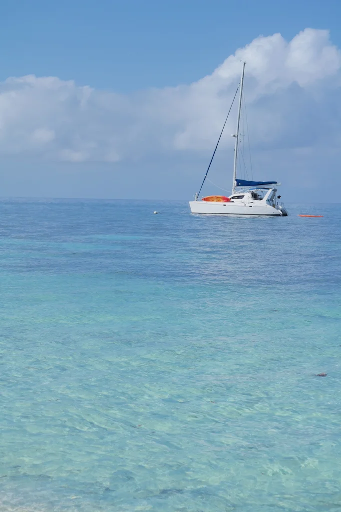 Sea Dale anchored off Ranguana Caye
