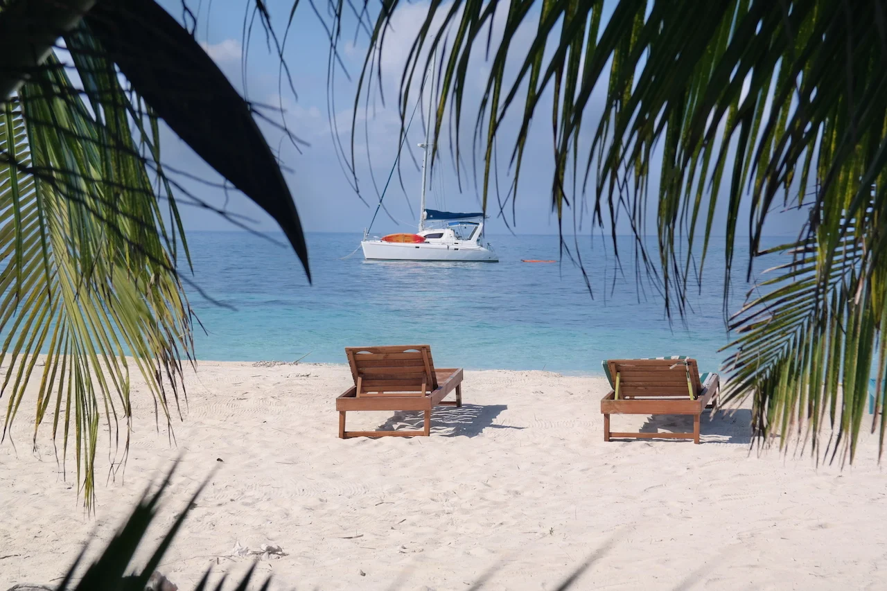view of Sea Dale from the restaurant on Ranguana Caye