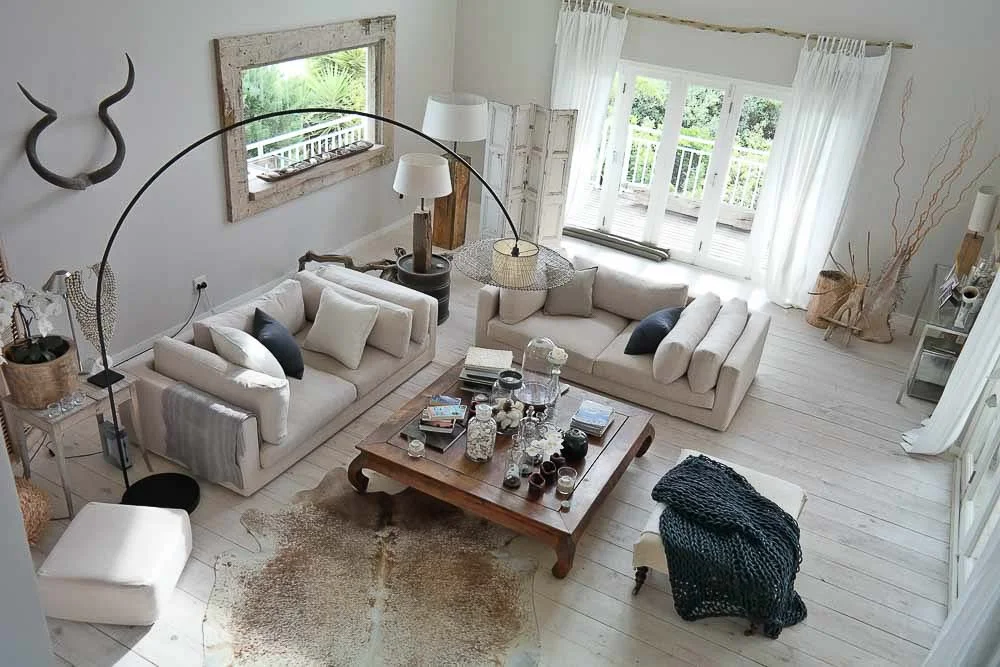 view of the lounge from the bedroom upstairs