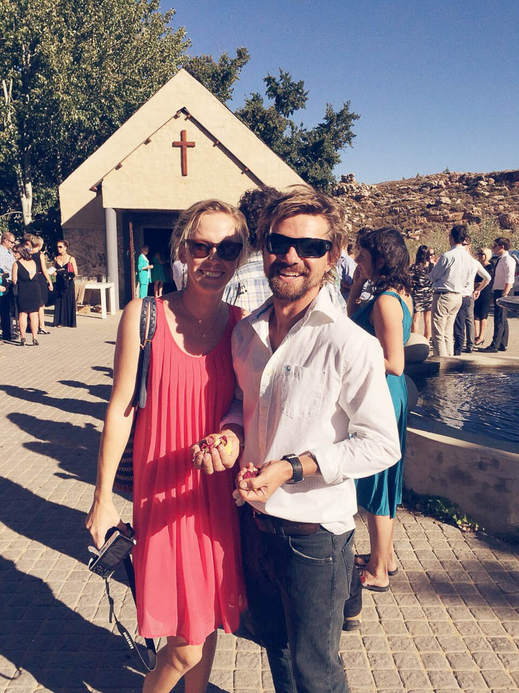 Left: mooiste Margot, one of Anne's bridesmaids. &nbsp;Top: Rufus and&nbsp;I waiting to throw rose petals at the newlyweds.