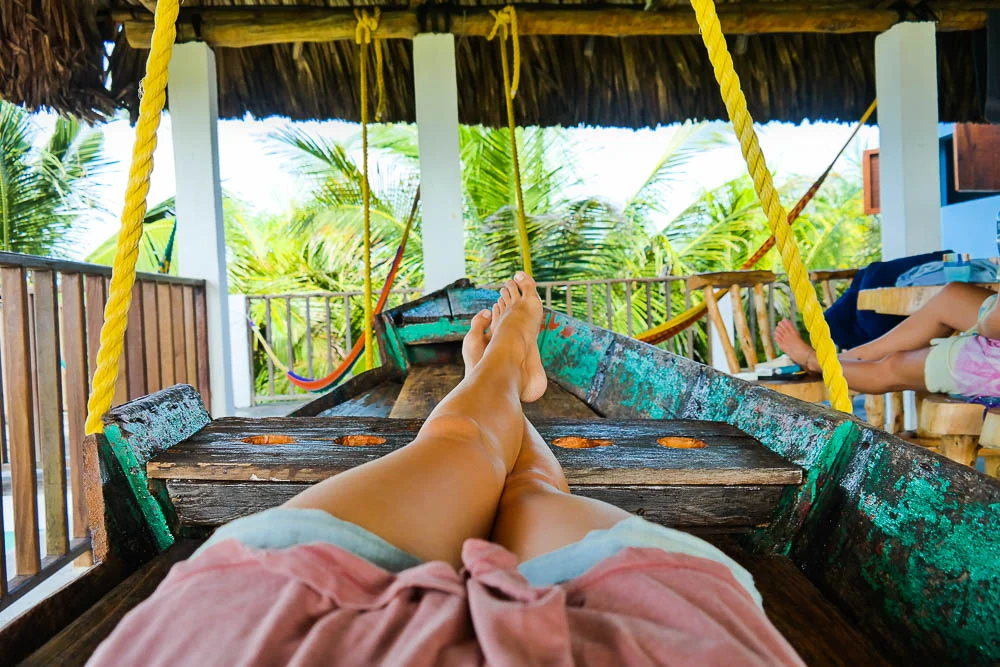 my favourite spot: boat swing/hammock