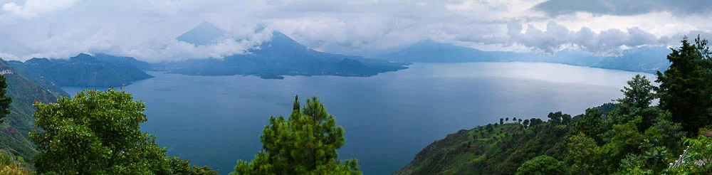 our first full view of Lake Atitlan