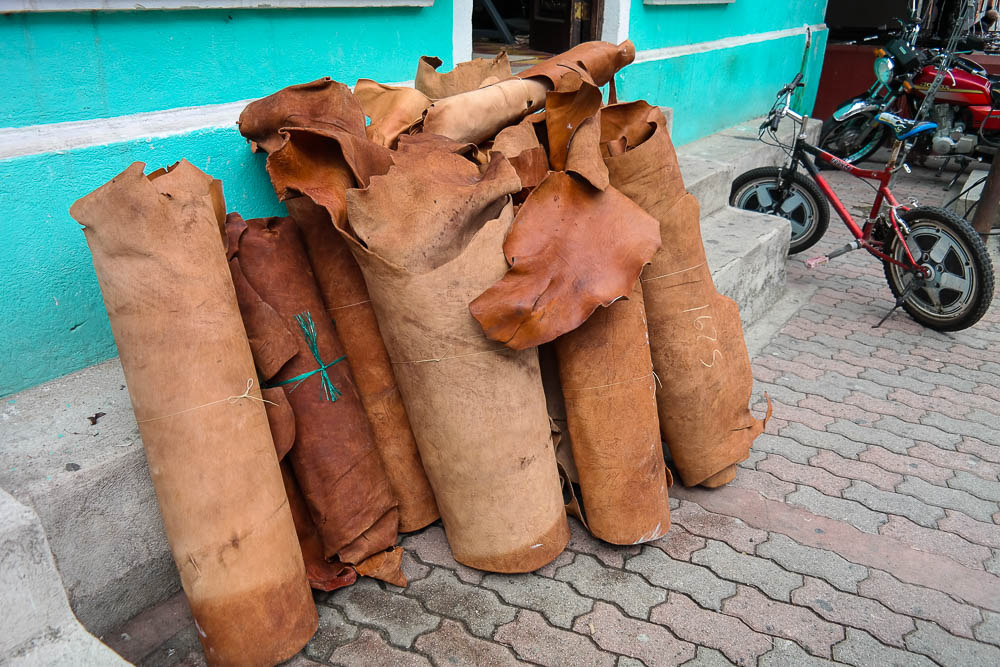 it is cheaper to buy the finished boots than than a piece of leather!