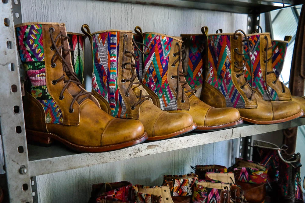 incorporating the local hand woven traditional fabrics