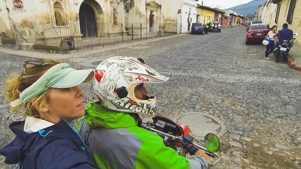 riding back into Antigua