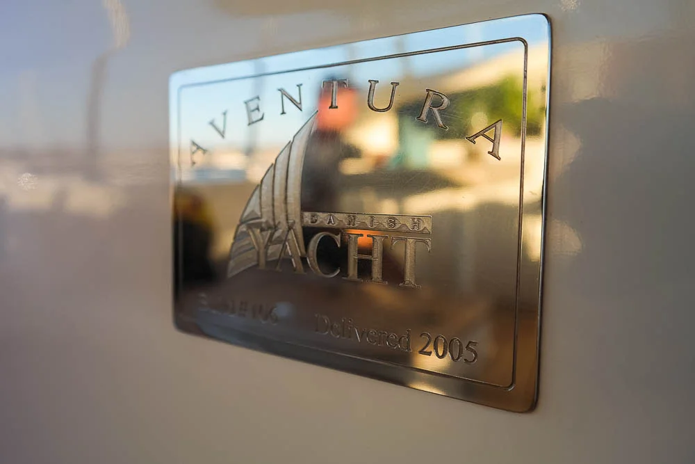 September 2015: aboard S/Y Aventura in Newport, RI, as crew