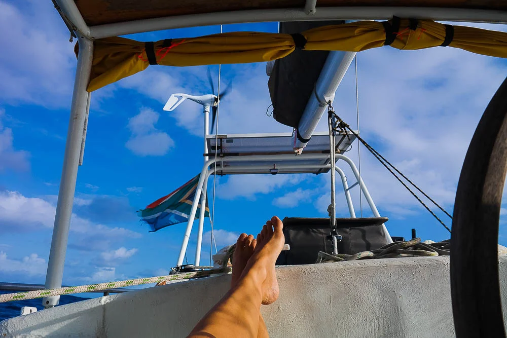 my watch spot when we weren't beating to windward...