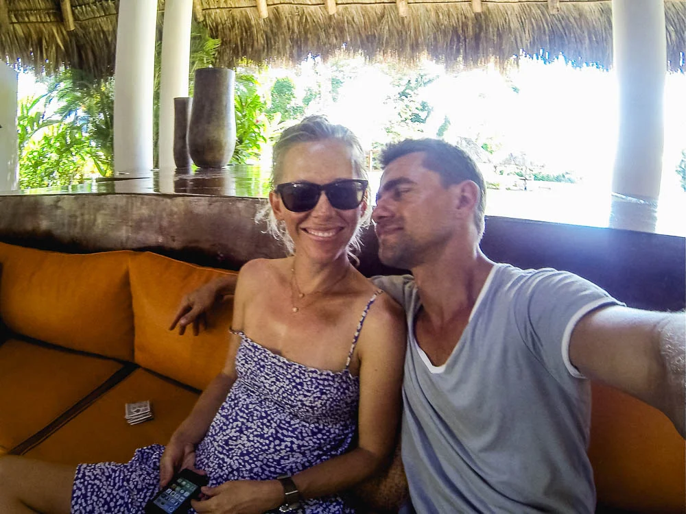 July 2015: saying goodbye in Guatemala before Rufus left to Hawaii, to crew on the Gunboat 66 Phaedo