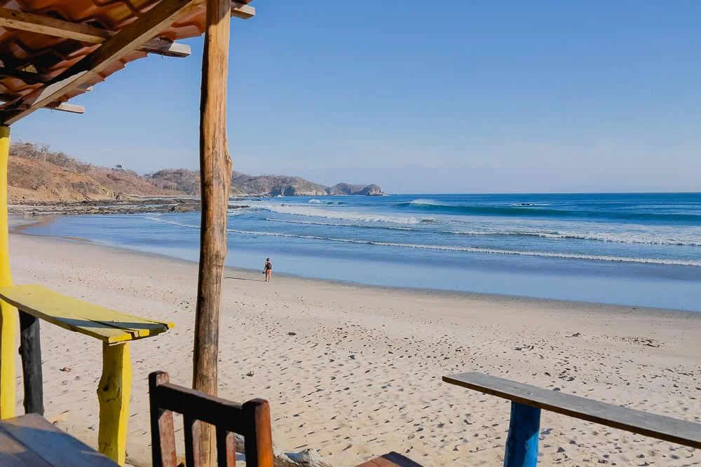 one of the more secluded surf spots just north of San Juan del Sur