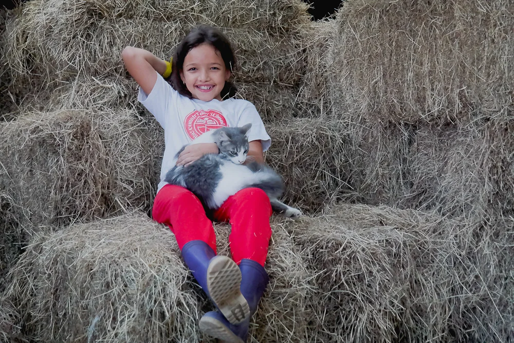 Laura in full farm girl mode ;)