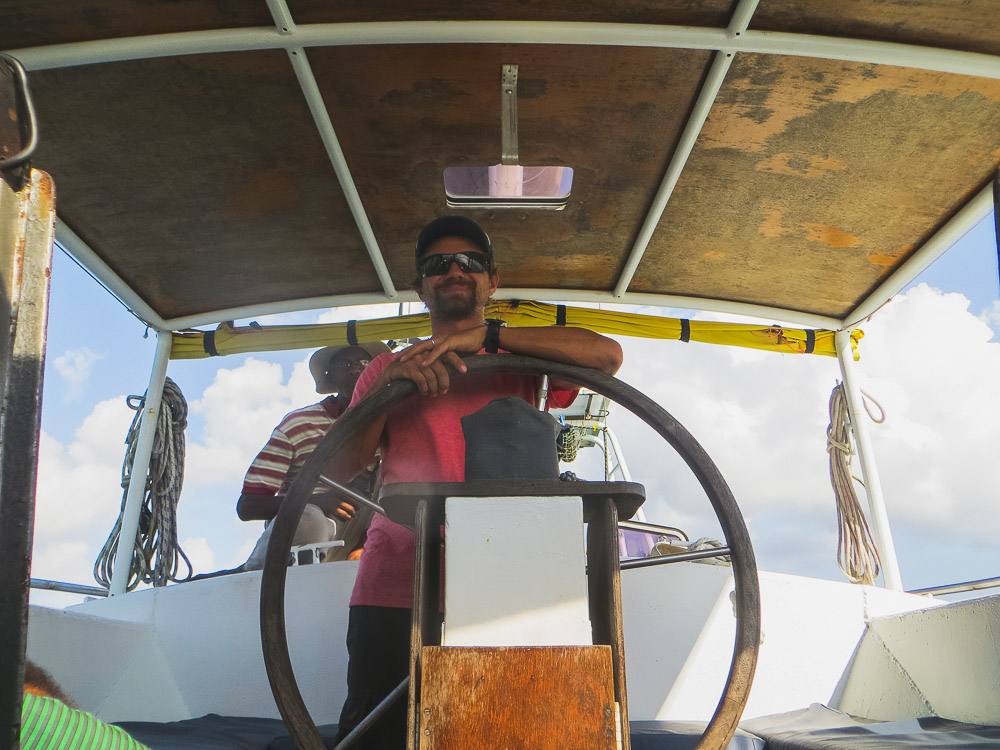 Ruf and our advisor, as we enter the canal