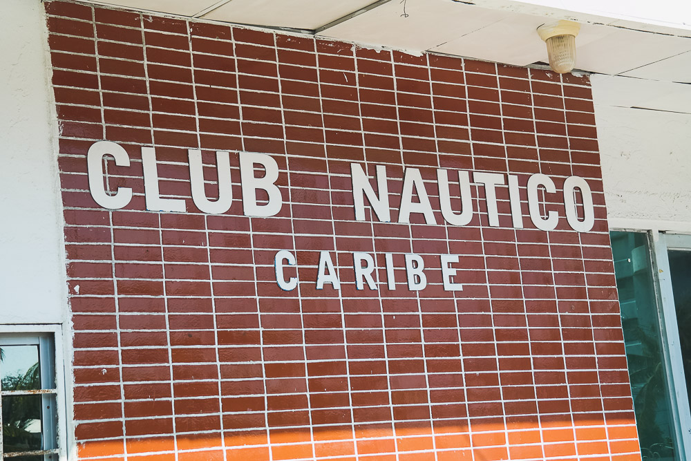 the "yacht club" we anchored at in Colon