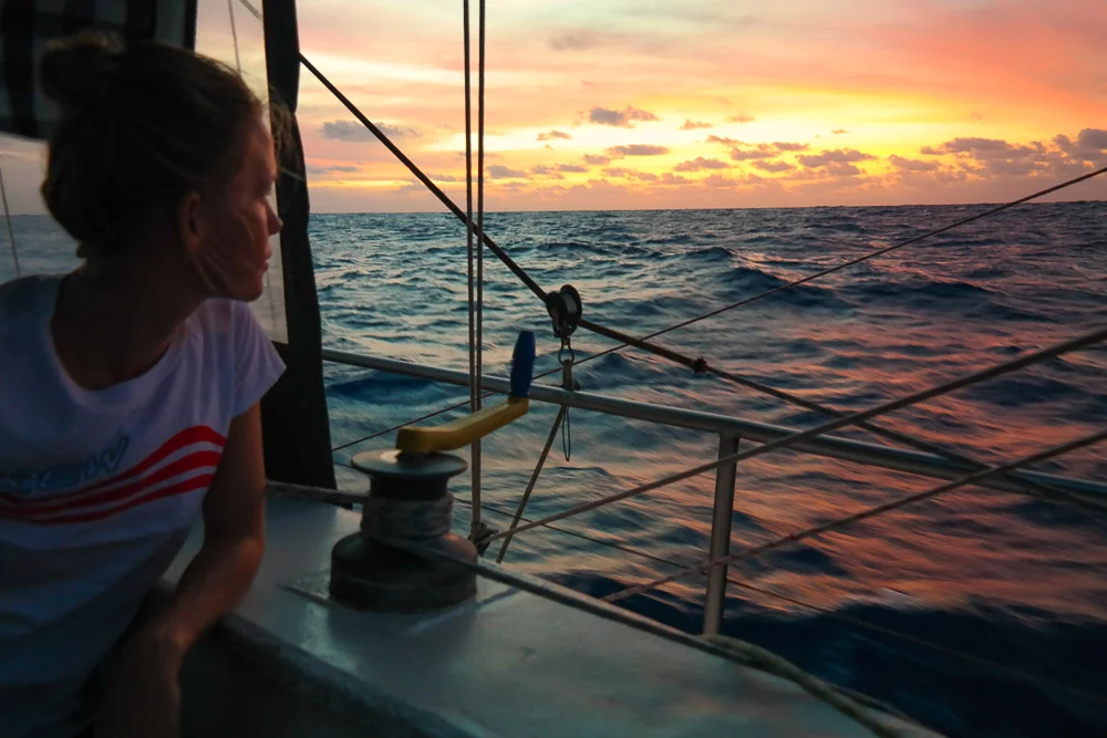 Pacific sunsets are unlike any we have seen...