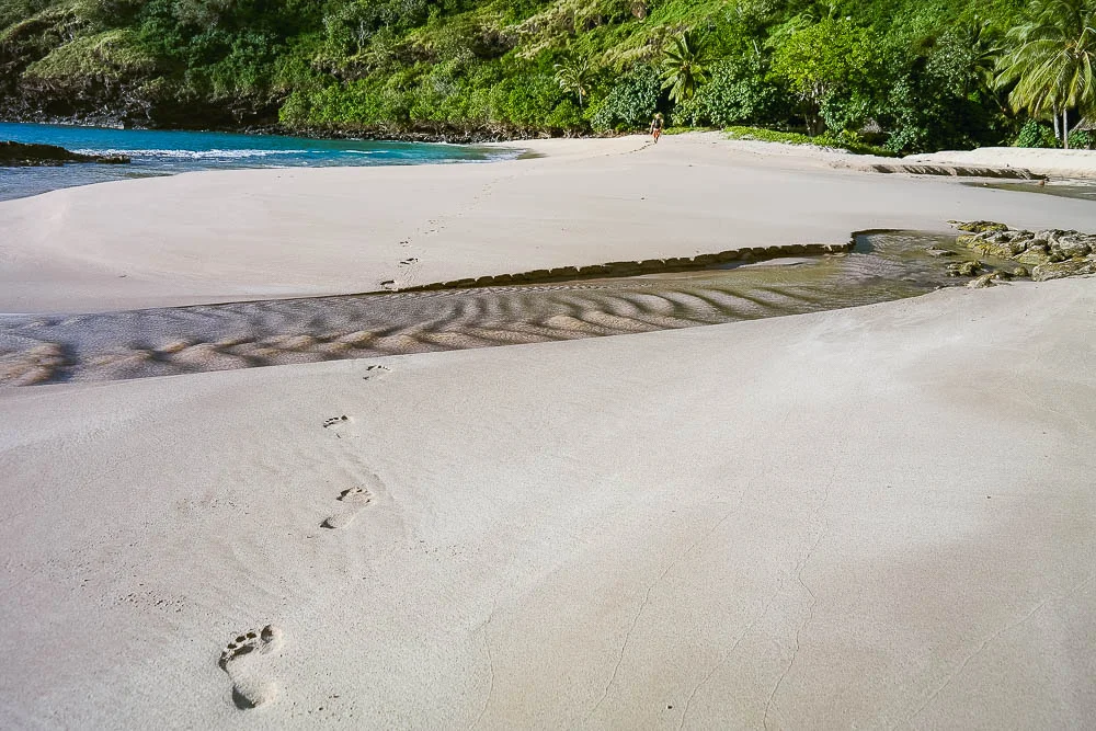 finally made it to the white beach
