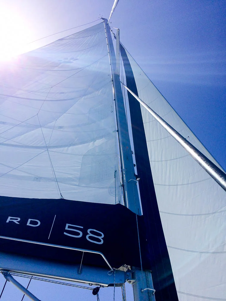 testing the massive new sails
