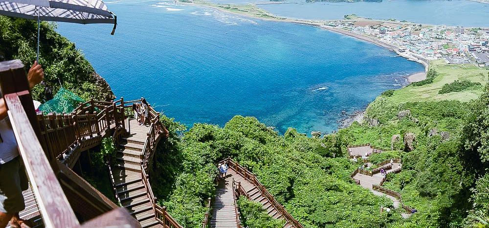 view from Seongsan Ilchulbong - Sunrise Peak