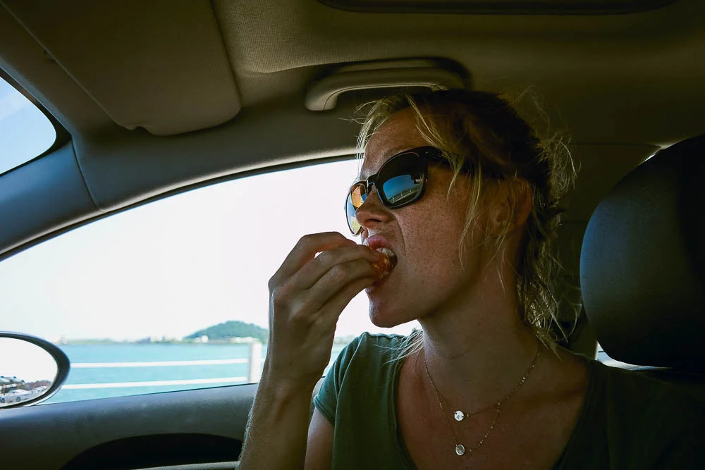 we snacked on the delicious mandarins found everywhere on the island