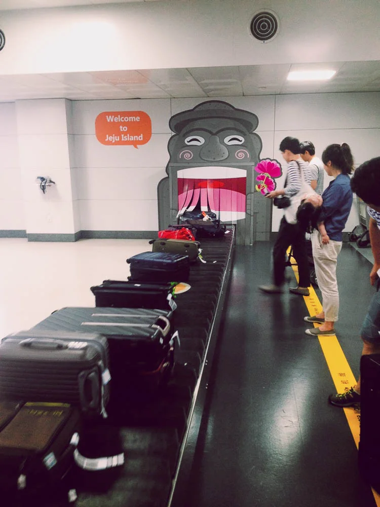 On the second day we flew from the capital city, Seoul, to Jeju Island