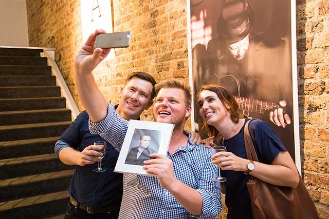 Derick, Thys and Carl at the launch party. Photo credit: Abassadeur