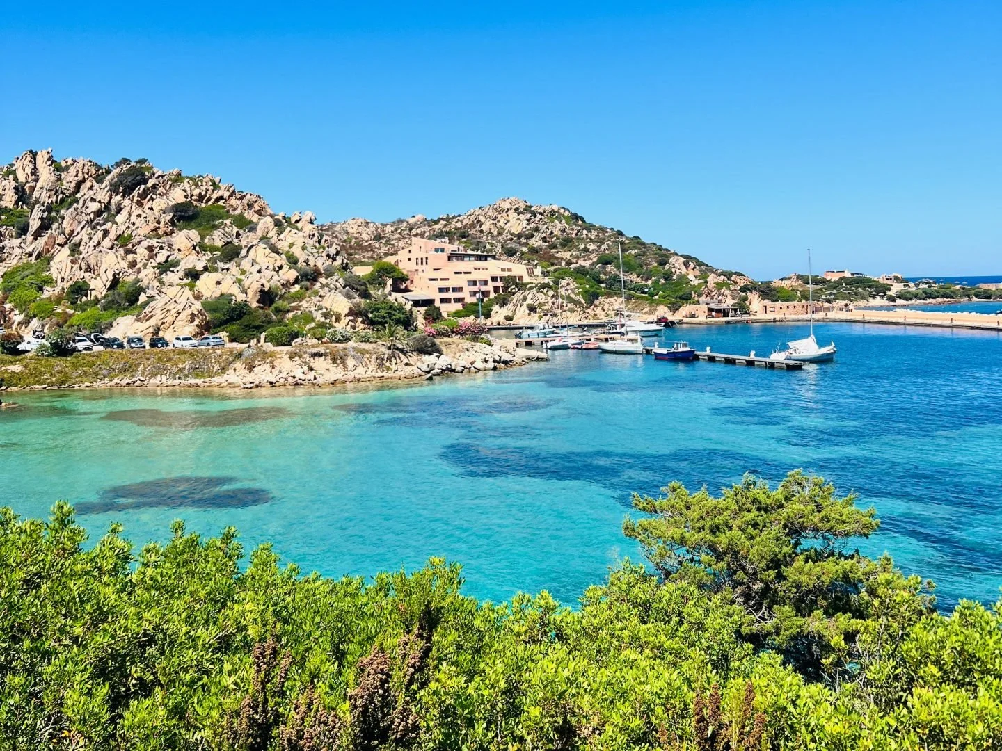 Seaside in the summer, Costa Smeralda, Sardinia