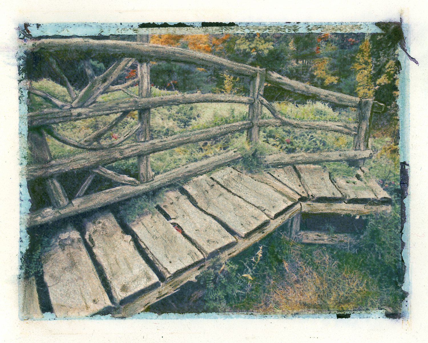 Rustic Bench, Mohonk Mountain