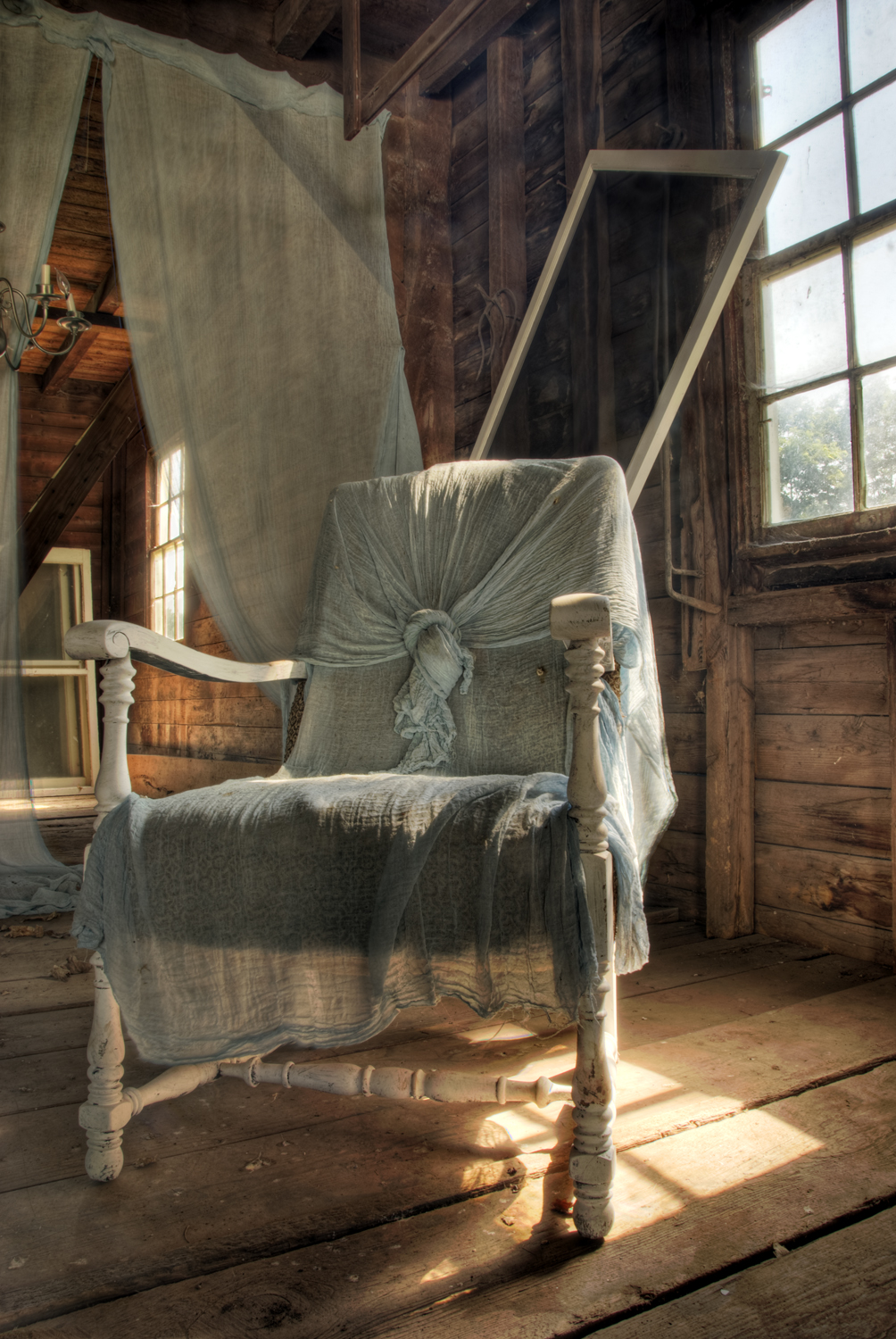 Barn, Chair, Window