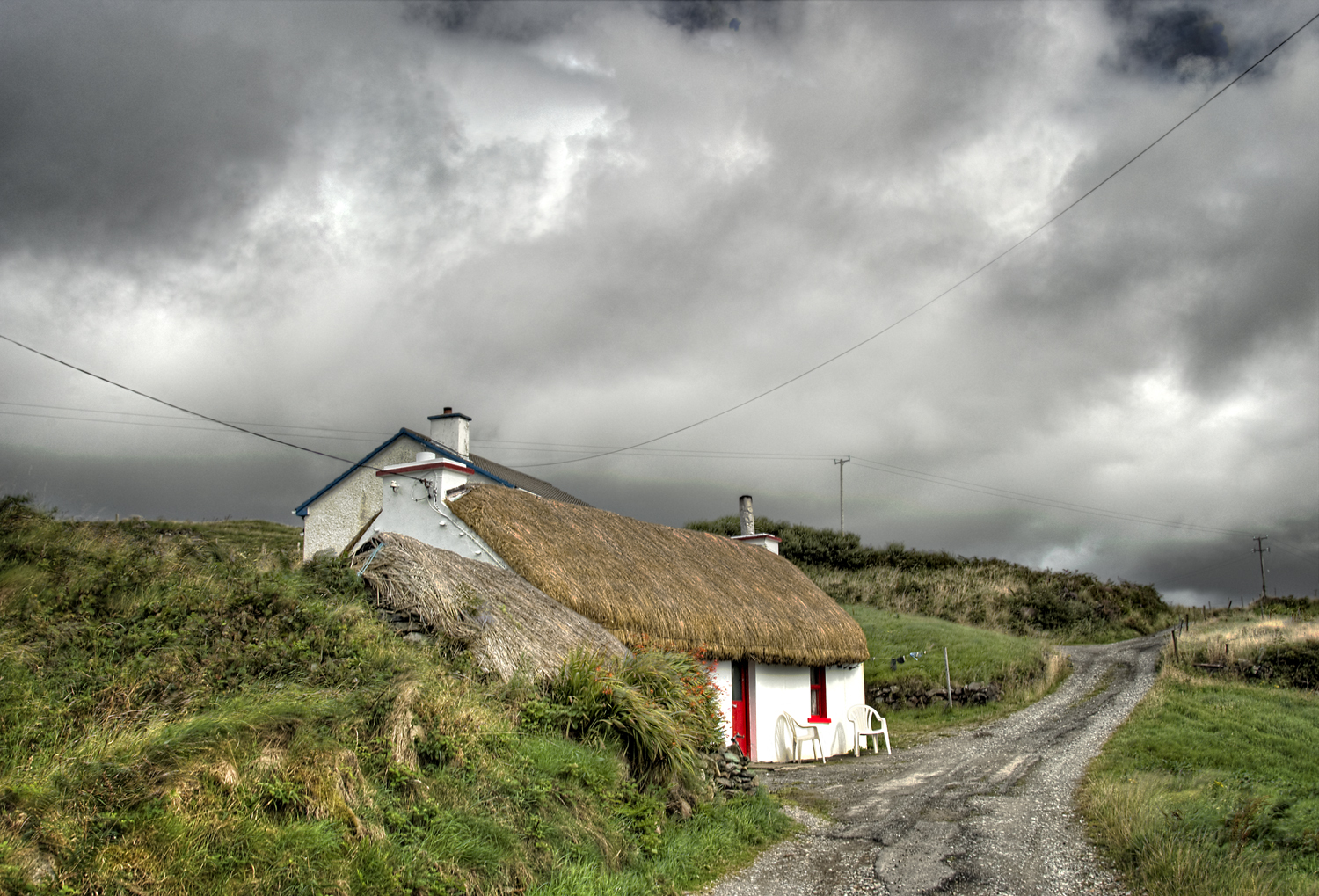 Thatched-Roof Cottage, Slieve League