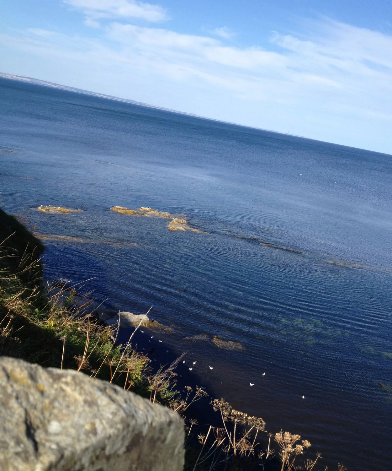 At the beach at St. Andrews Ruins