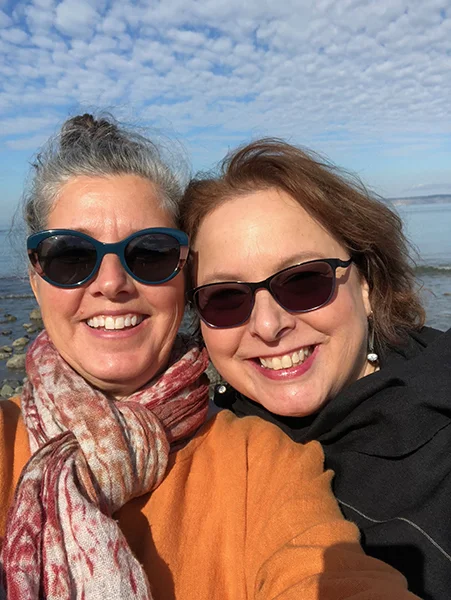 My friend, Tracey Wickline Appleton and me.
