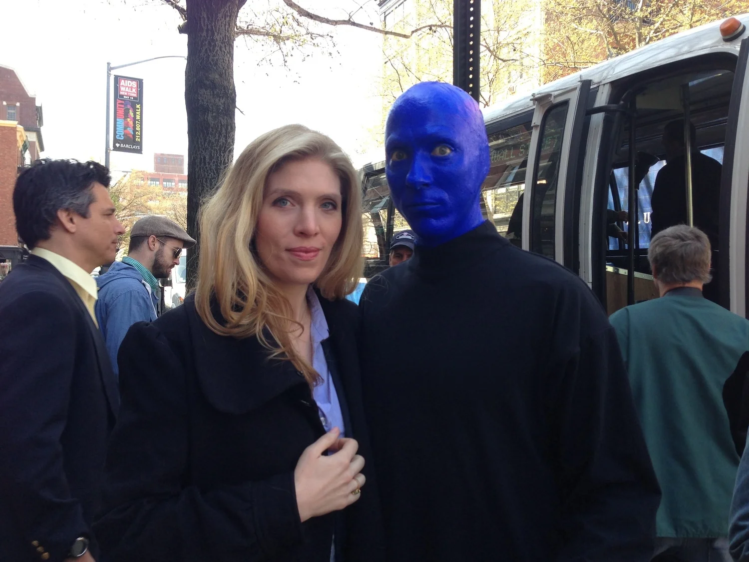 Blue Man Group shoot