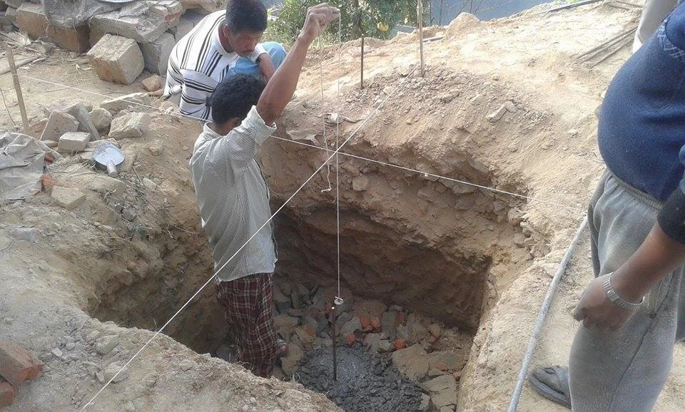 EXCITING NEWS: Kanchha's House Concrete Foundation