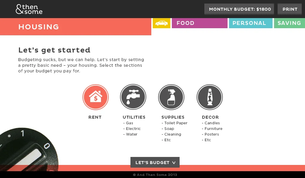 Website – Housing