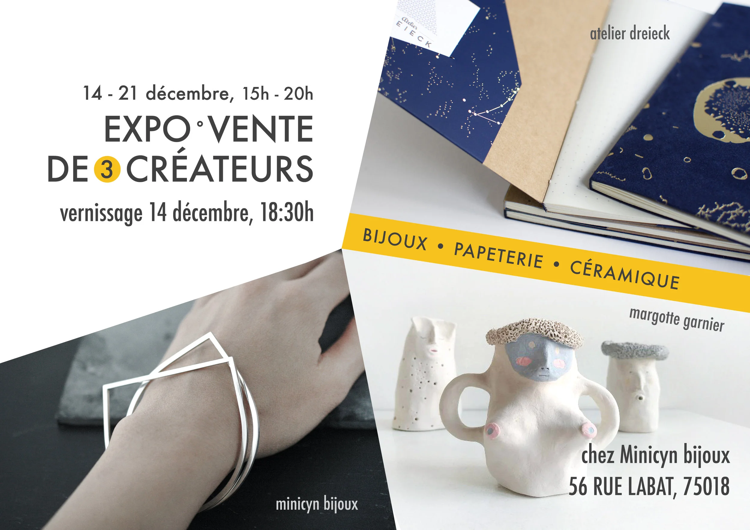La prochaine expo-vente de mon atelier