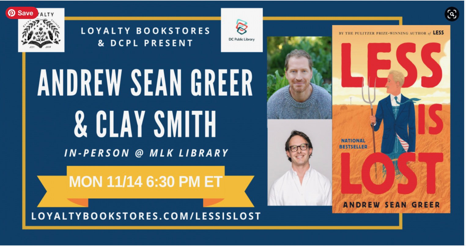 WASHINGTON, DC: LOYALTY BOOKS WITH DC LIBRARY AND CLAY SMITH