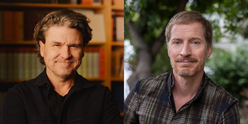 Dave Eggers and Andrew Sean Greer at Town Hall Seattle