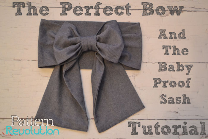 how to tie the perfect bow on a dress