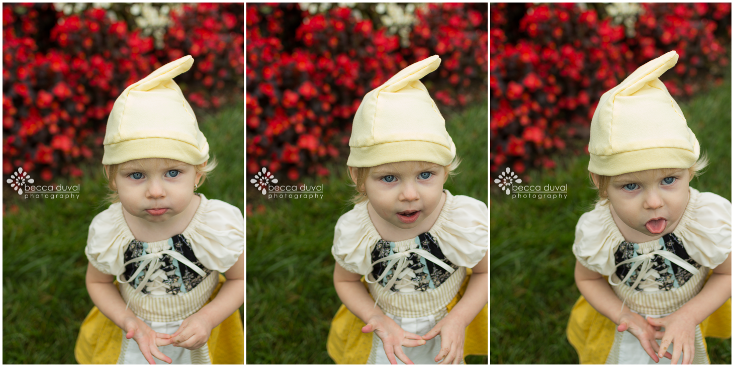 The many faces of my Gnome-girl. Love 'er to bits!