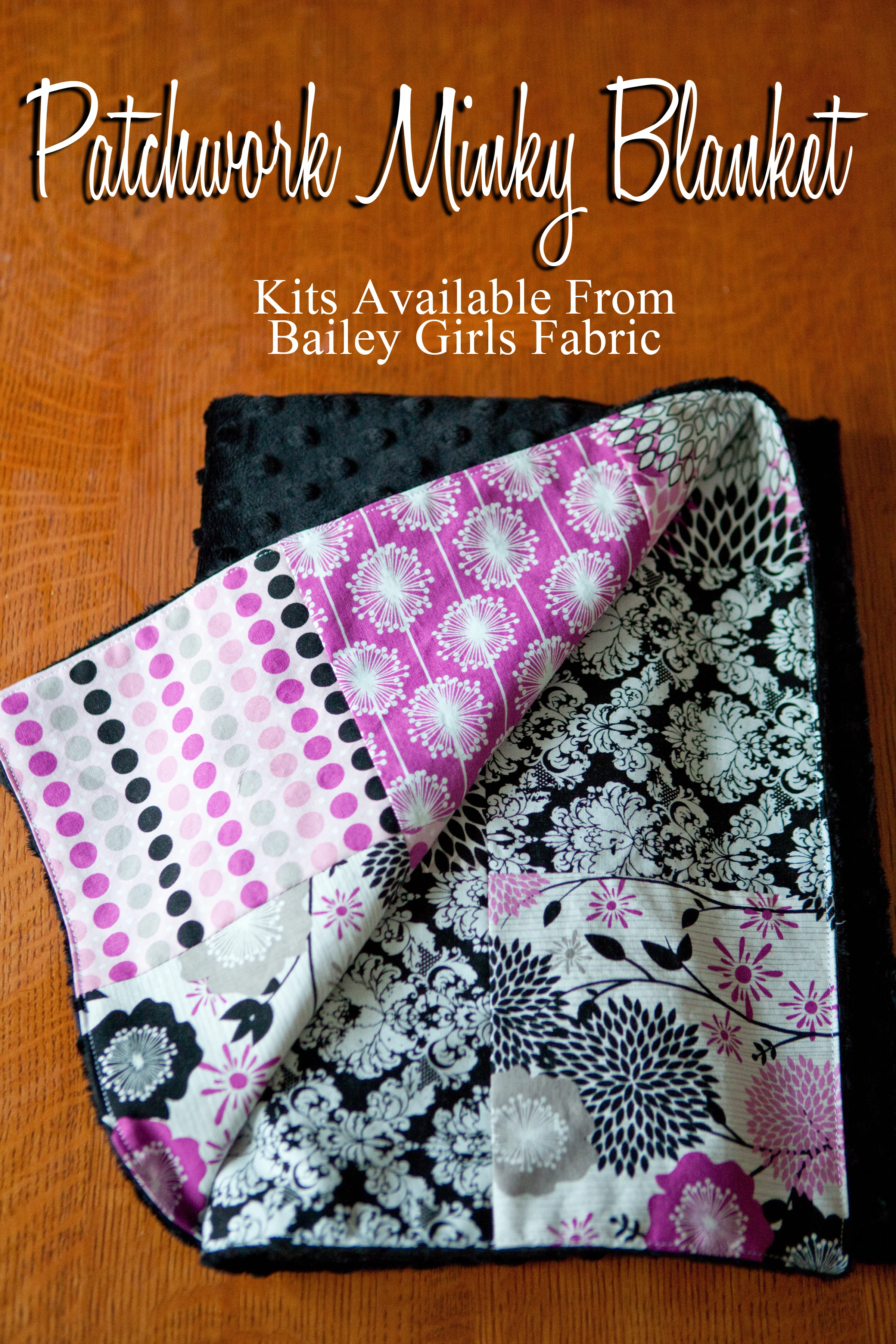 minky patchwork blanket