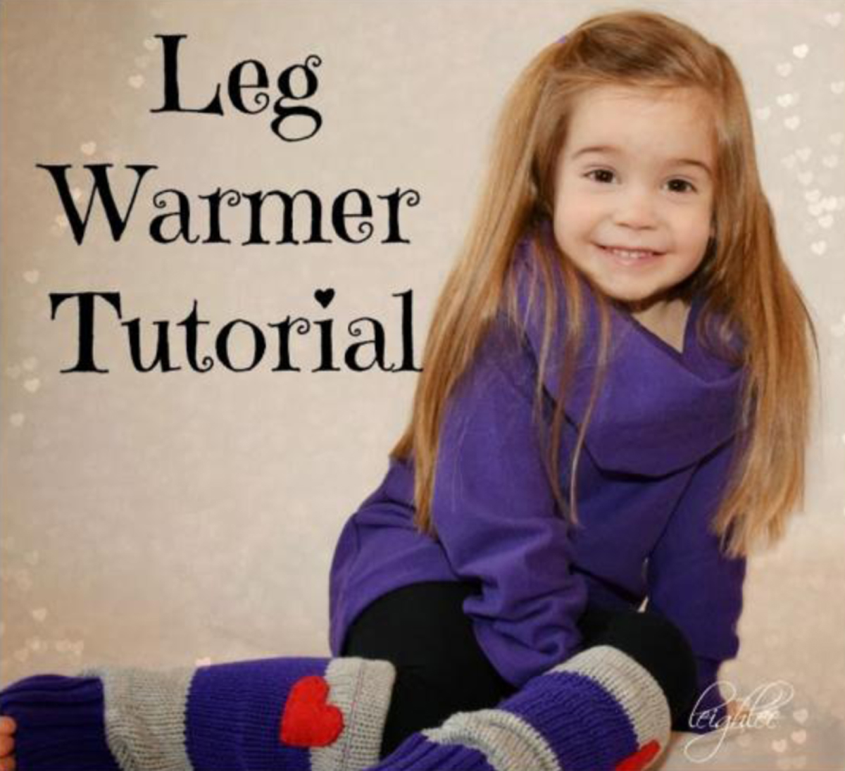 Tutorial Upcycled Leg Warmers for Valentines Day — Pattern Revolution