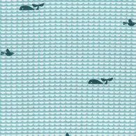 Birch Organic Knit Waves and Whales