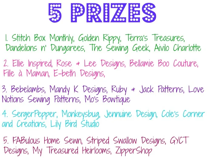 *prize pack #2 will also include a pattern from Fishsticks Designs
