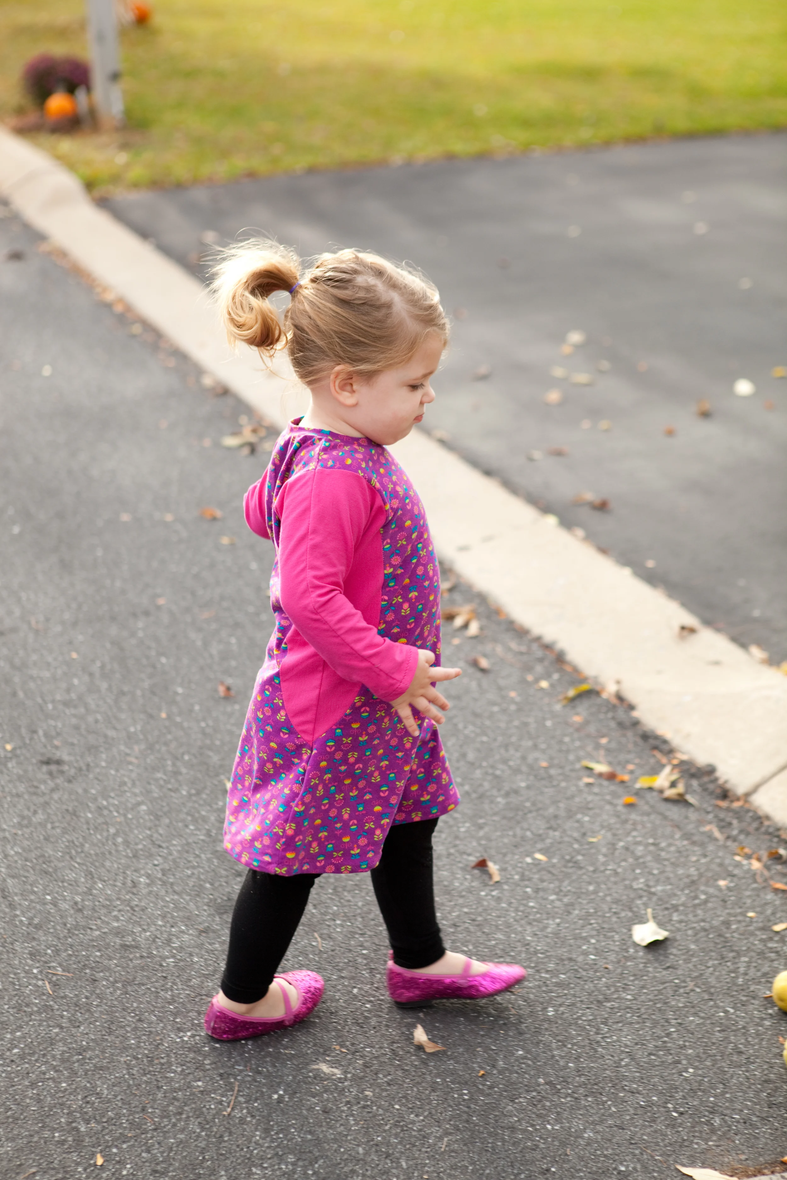 black leggings - upcycled from old knit dress