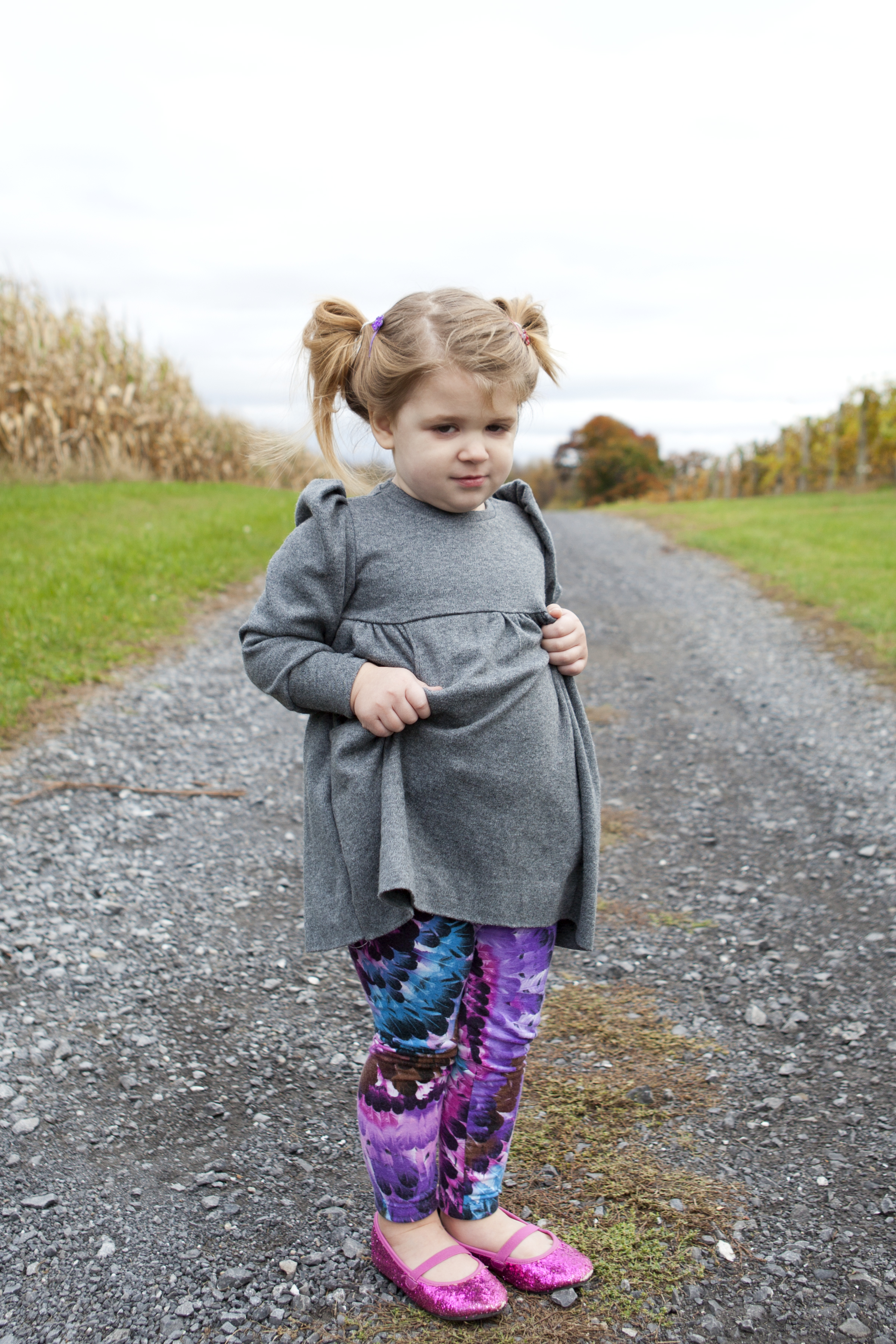 Feather Leggings - Fabric from Girl Charlee
