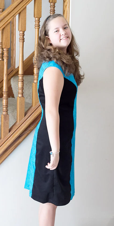 Color Block Dress PDF Pattern by So Sew Easy Reviewed on Pattern Re volution