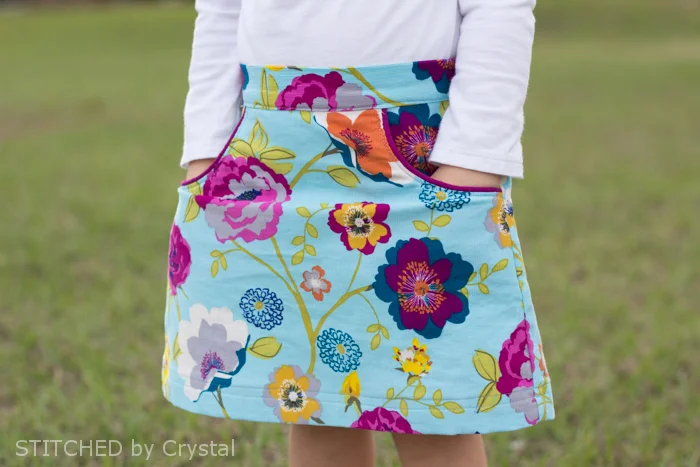 The Potato Chip Skirt by Tie Dye Diva available in the Girls' Bundle UP Pattern Sale