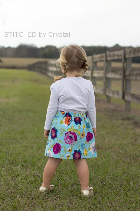 The Potato Chip Skirt by Tie Dy e Diva available in the Girls' Bundle UP Pattern Sale